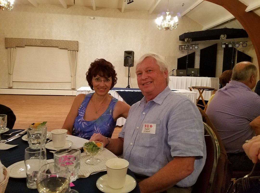 Dinner with Friends at my 50 year Reunion at BHS