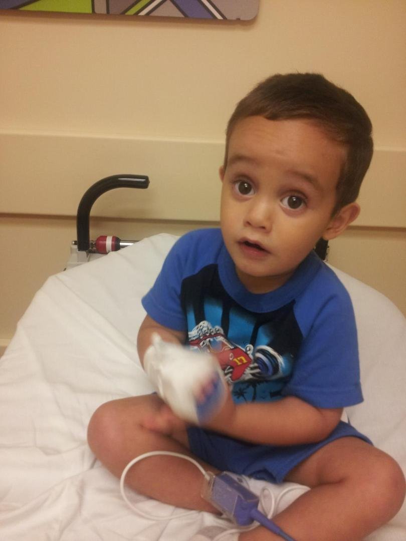 We're coming home from hospital. Have pneumonia but feeling like himself