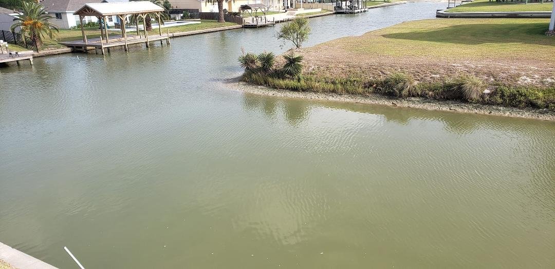 House overlooking canal