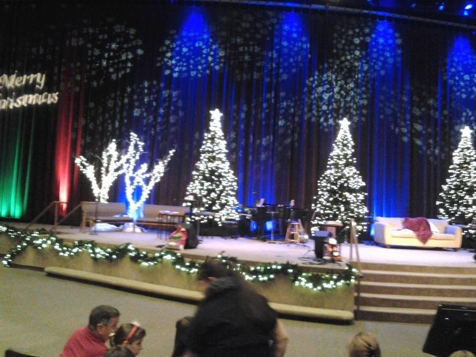 Christmas eve candlelight service. Was beautiful!