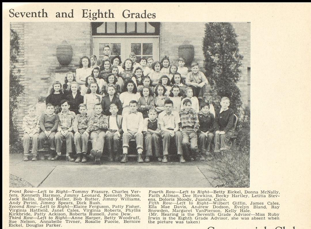 I found this picture of Dick Rush on Ancestry. He is on the right end of the first row.