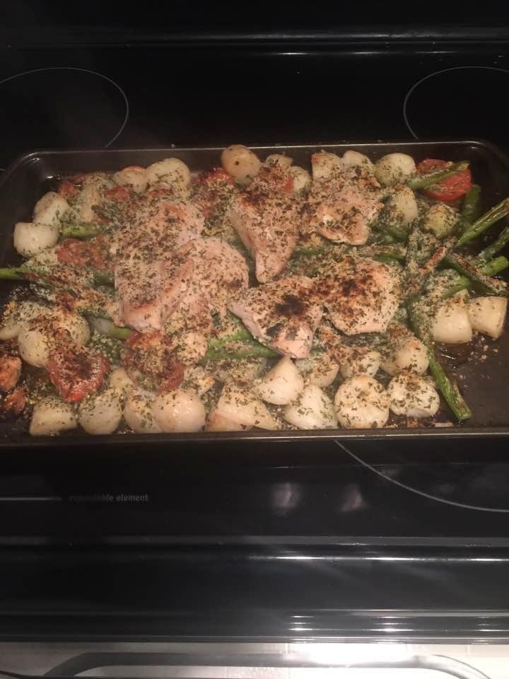 I out did myself cooking our dinner tonight