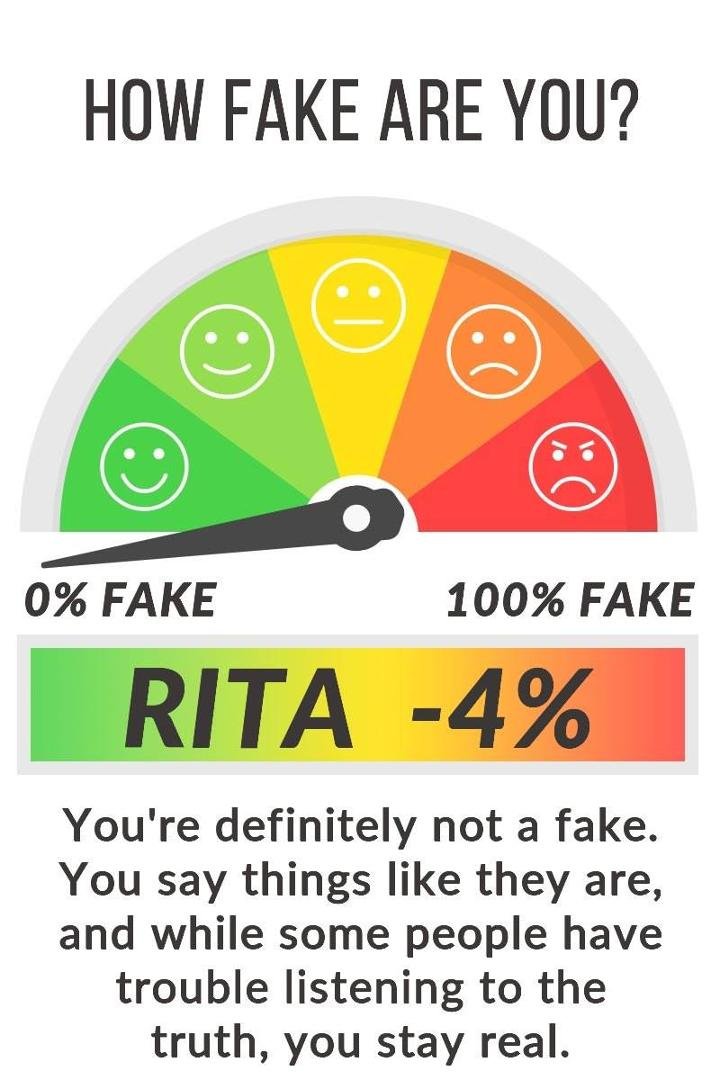 Dang......I'm really fakeless!