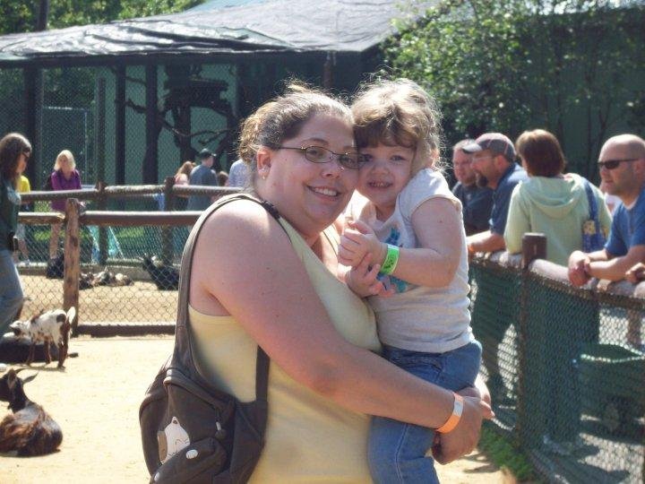 Auntie Sarah and Kaitlyn.