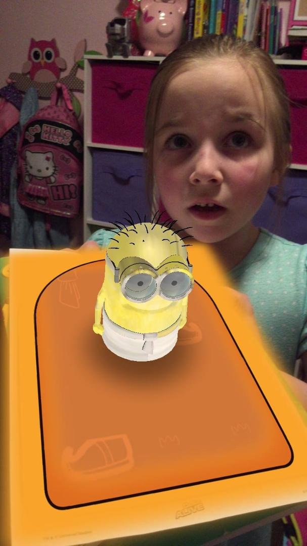 Despicable Mikayla created a minion!!!! Ack!