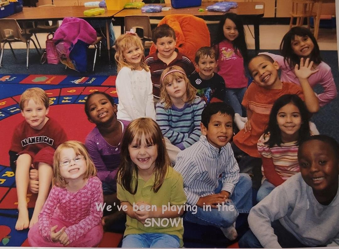 Seniors 2022! Kindergarten 2009
We just came in from playing in the snow, 12/09. And this is why I teach, even in retirement!