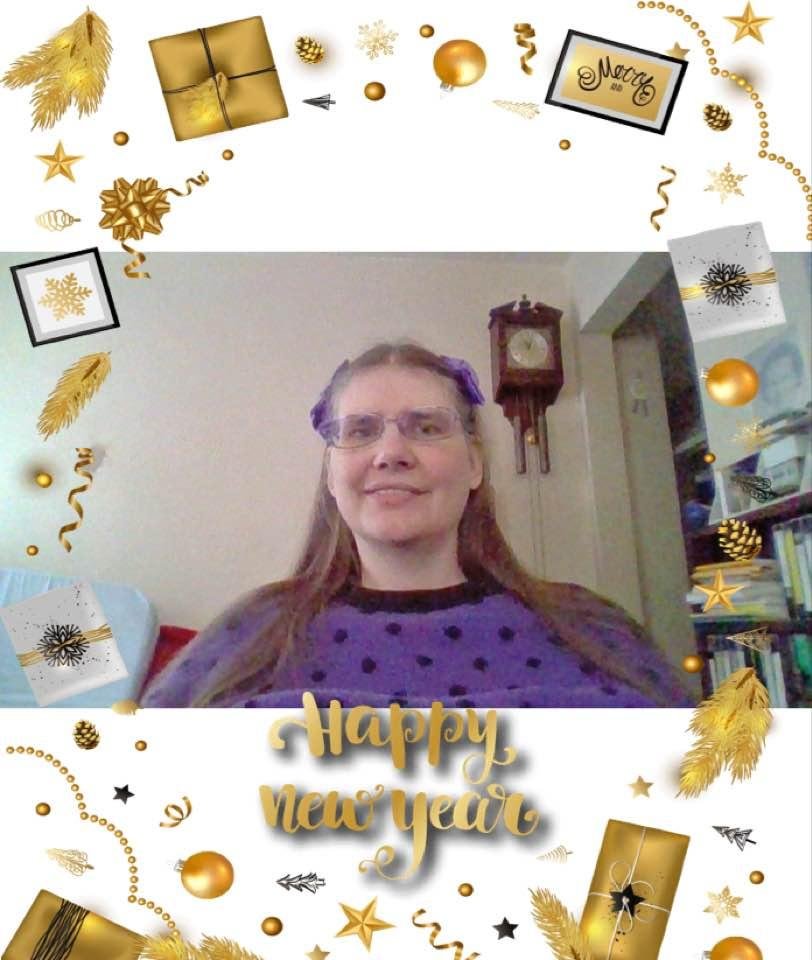 Happy New Year's Day And Family