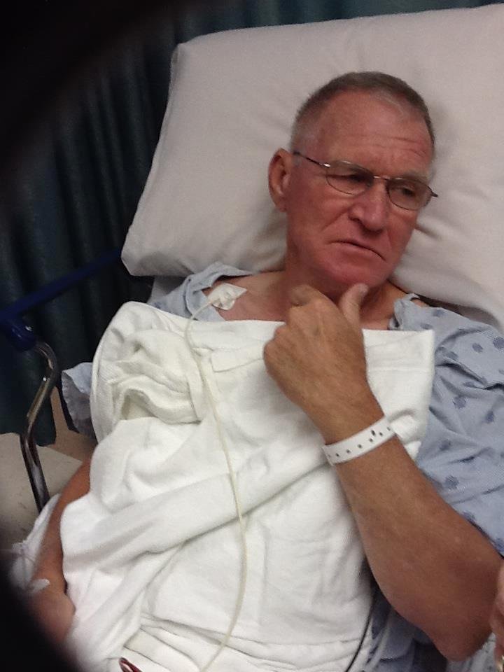 First surgery under anesthesia. He fought it off well and is up-n-attem already. We are sooooooo blessed and grateful!