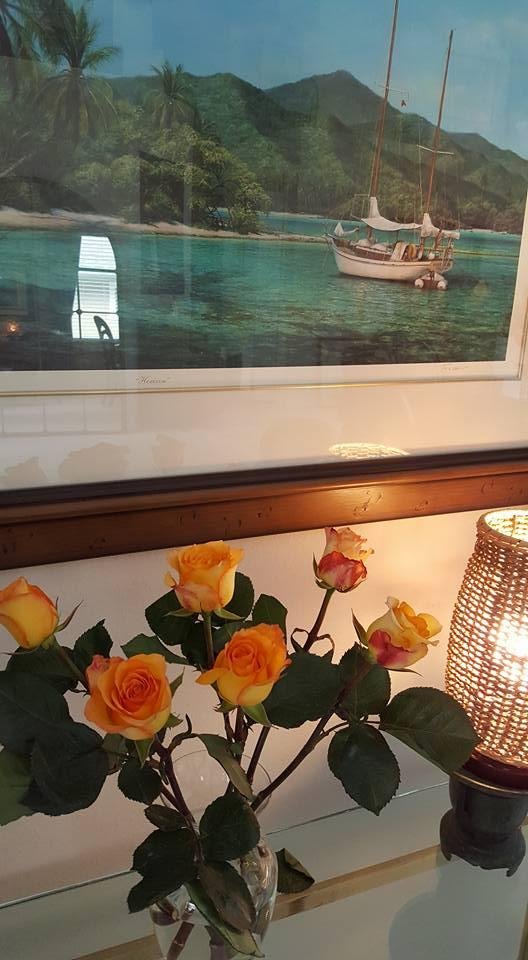 Early birthday flowers from Tony!