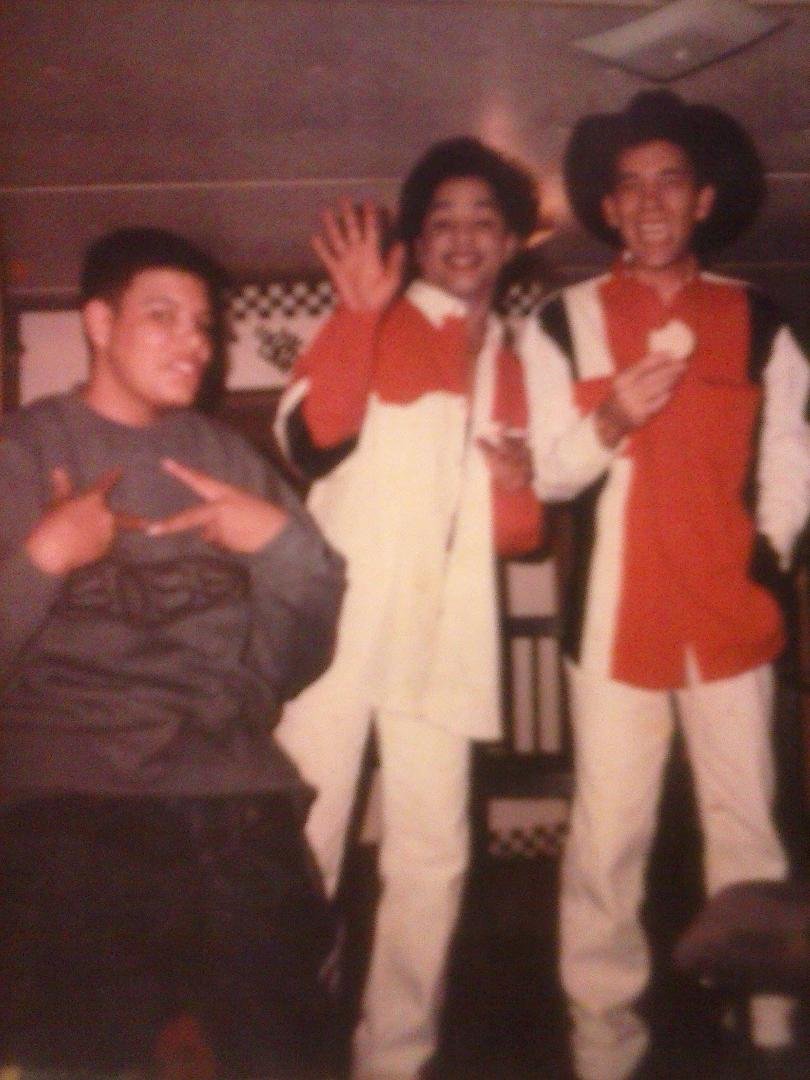 Me, Yockey and Raci at Keisha's bithday party circa 1999.