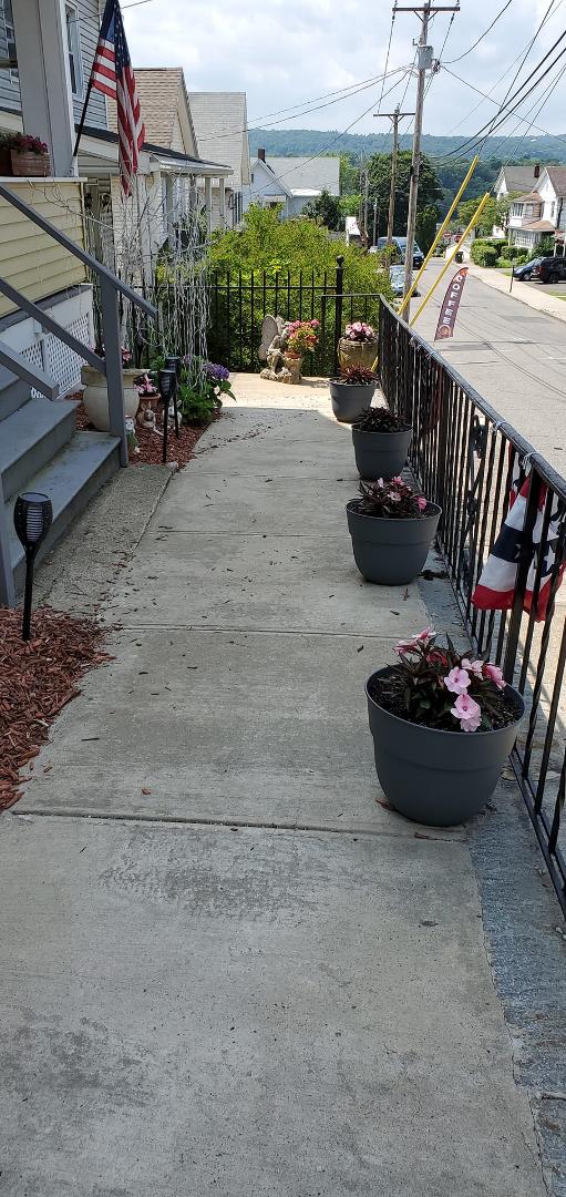Front walk