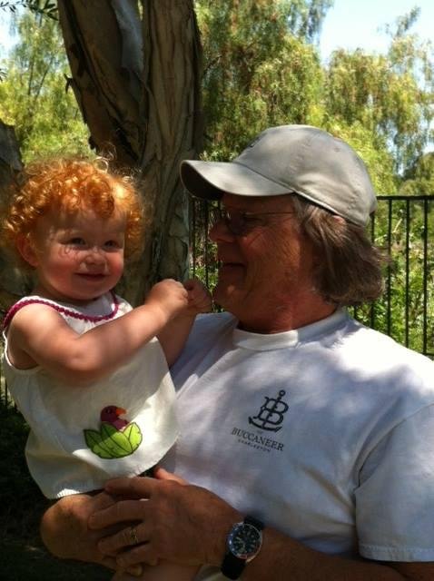 Pa and Ellie Bean...should have named her "Annie"!!