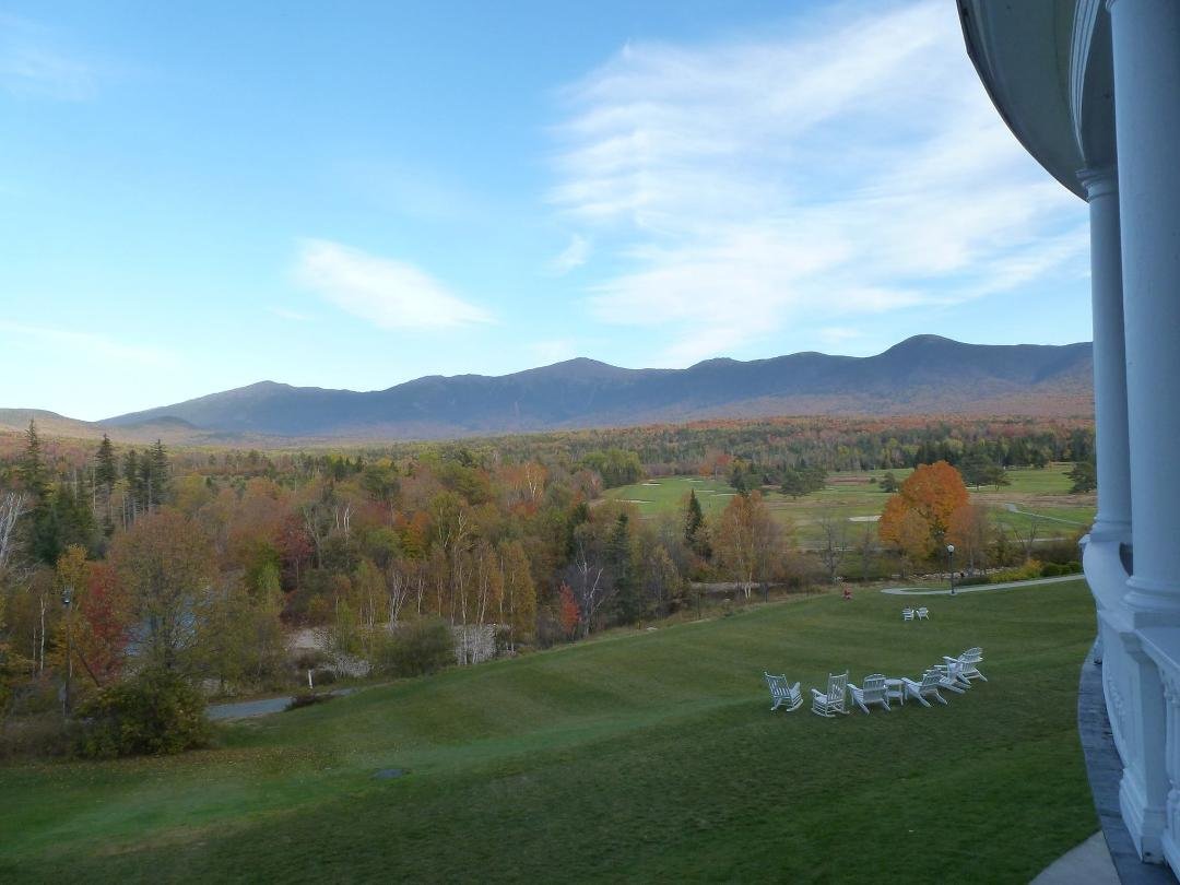 The view from the back porch of the hotel. SPECTACULAR!!