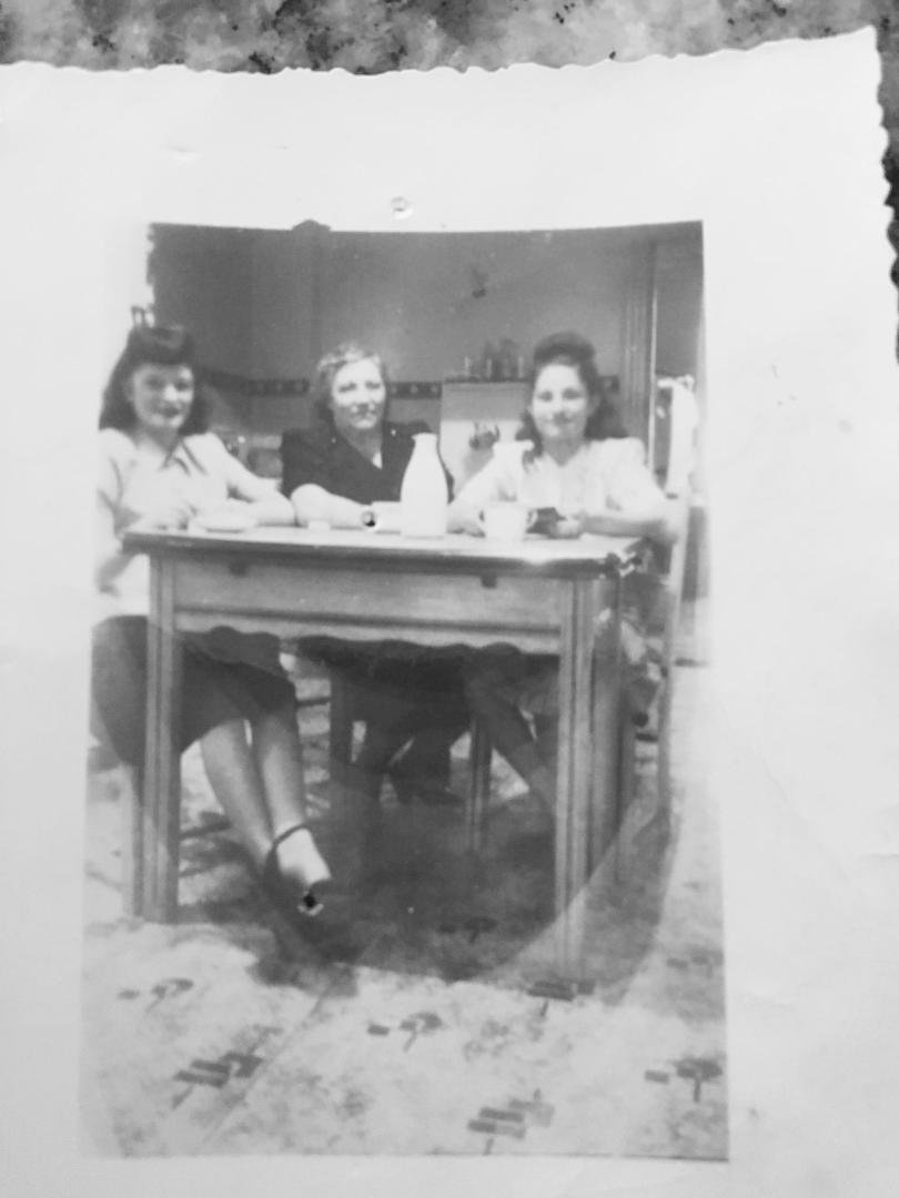 Happy Mothers Day to my beautiful mom here with me and on left in this beautiful pic and to my beautiful Grandma Jennie and my Godmother, Auntie Annie on the right. This picture just happen to show up and I think it's for a