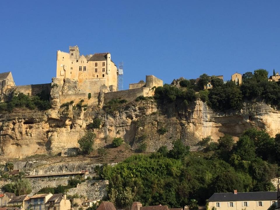 Beynac Castle and ramparts from the Dordogne River