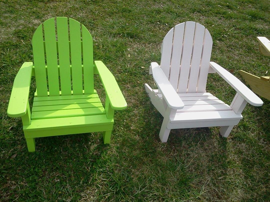 Childrens anirondack chairs.