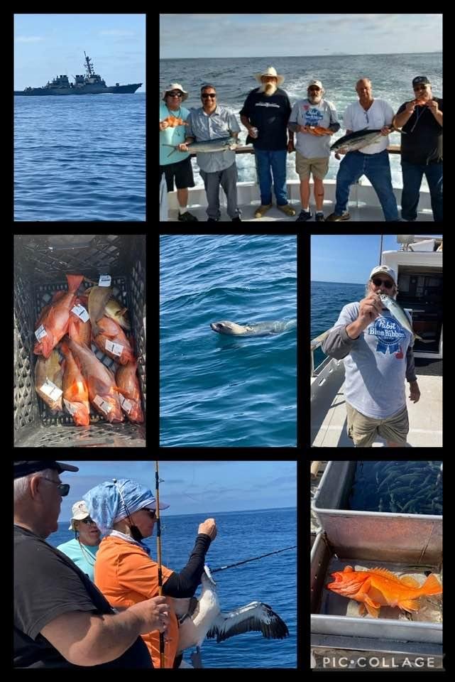 Mission bell charter Point Loma a great day fishing with friends
