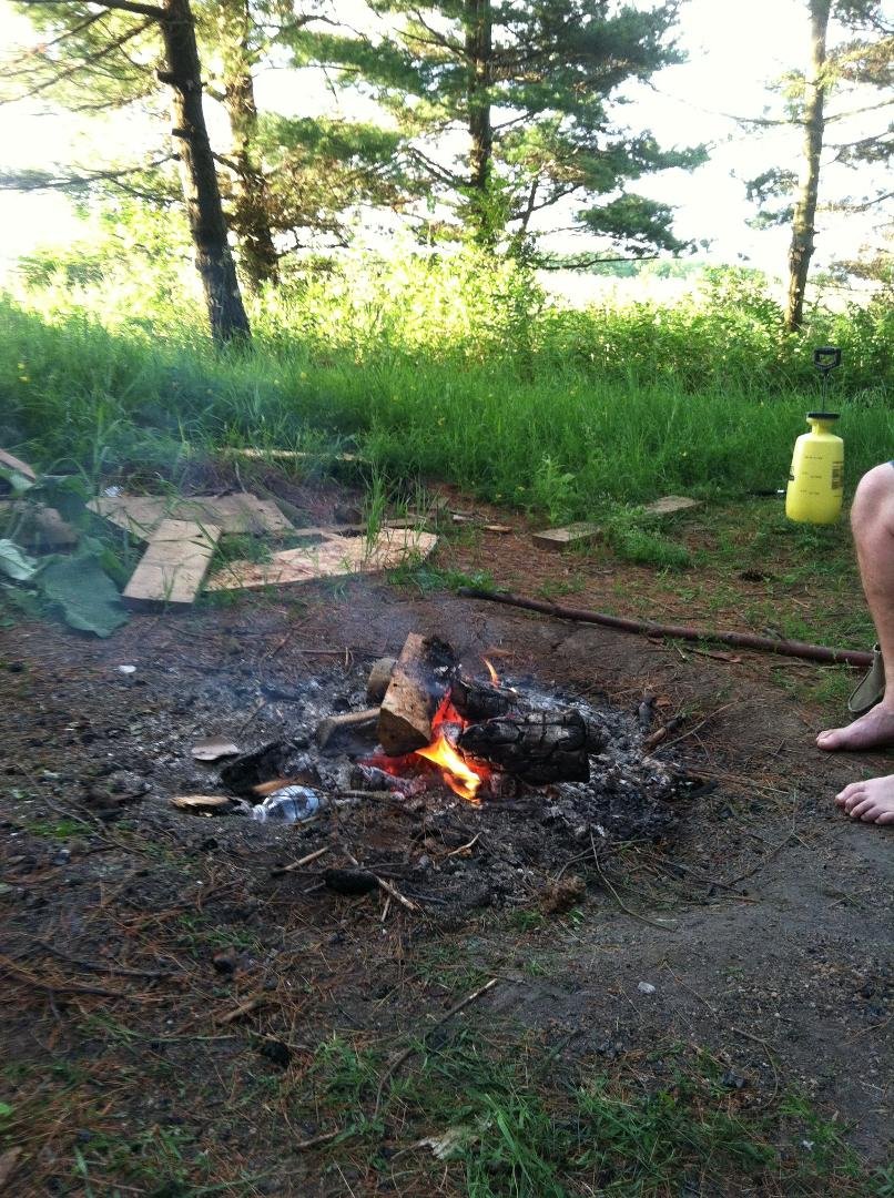 Every morning, everynite campfire
