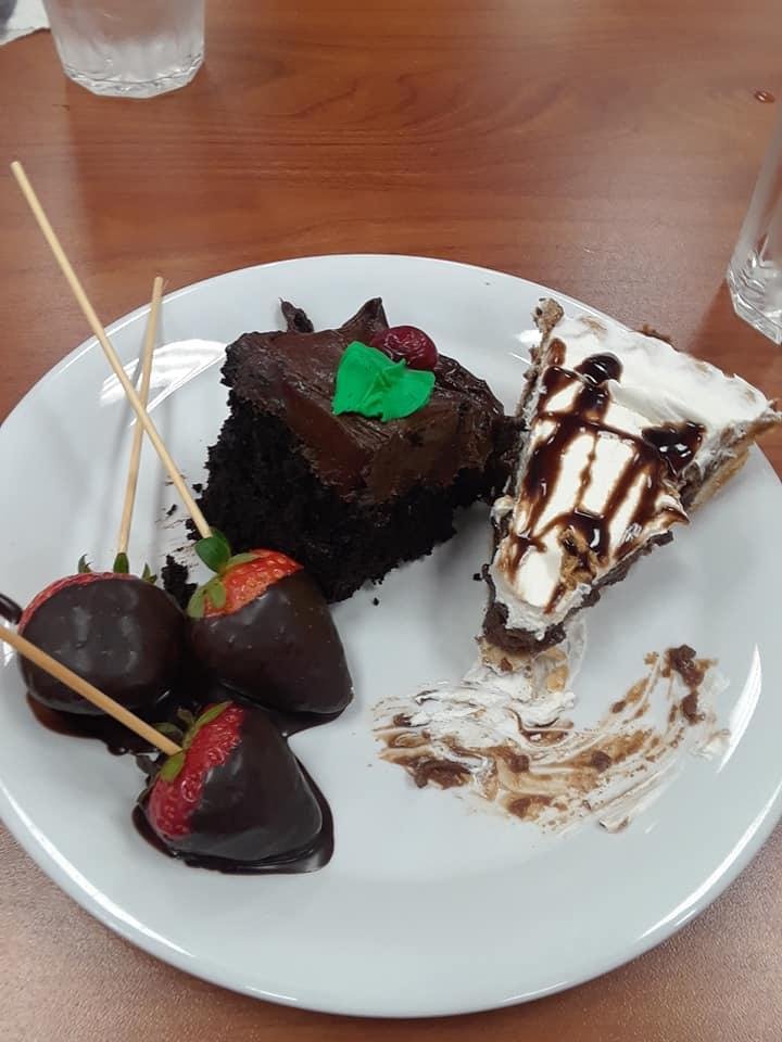 Dessert, a chocolate lover's paradise.