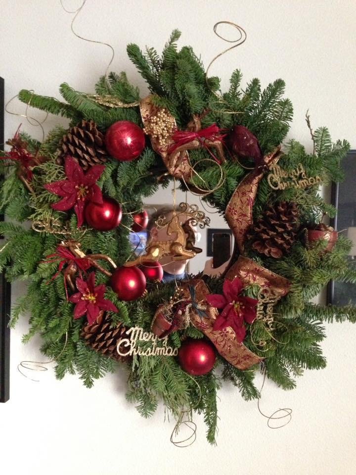 Last night Laura Mayer and I attended the local Moses Lake Habitat for Humanity Festival of (Christmas) Trees fundraising auction.
Every Christmas my Aunt Pat Coleman and Uncle Jim in Yakima would send us a lovely Christma