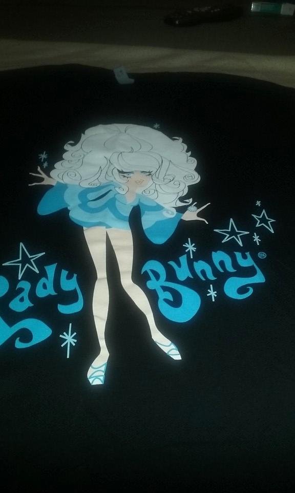 Yay, look wat i received from one of  my drag  daughters Lady Bunny, wheres the autograph queen lmao thanks. Will cherish this forever, smooches!