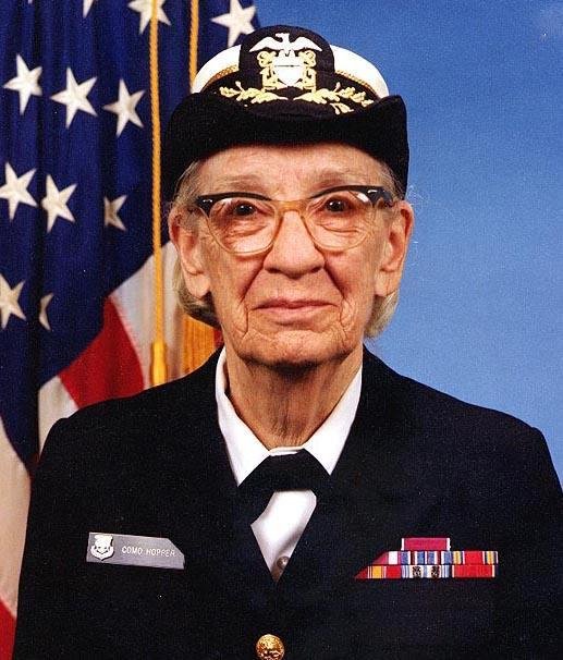 Rear Admiral Grace Hopper, mathematician and computer pioneer, born this day in 1906.
"One accurate measurement is worth a thousand expert opinions."