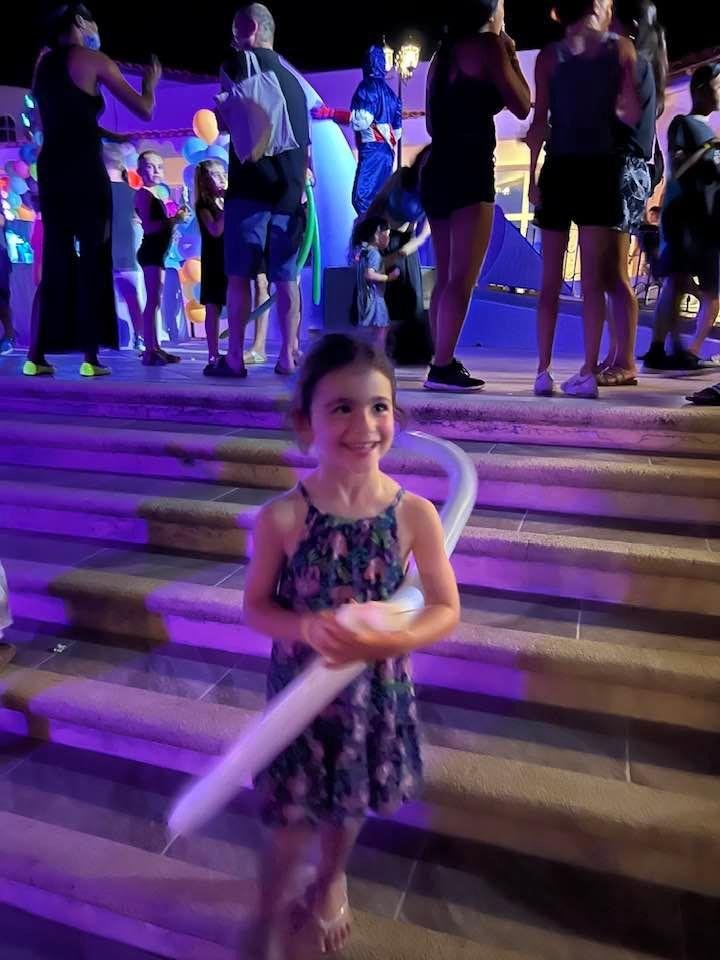 Josie leaving the stage. A star is born! at C