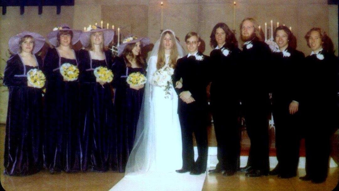 Since I've Been Loving You ... Sunday : 1974 Happy Anniversary Kathy !