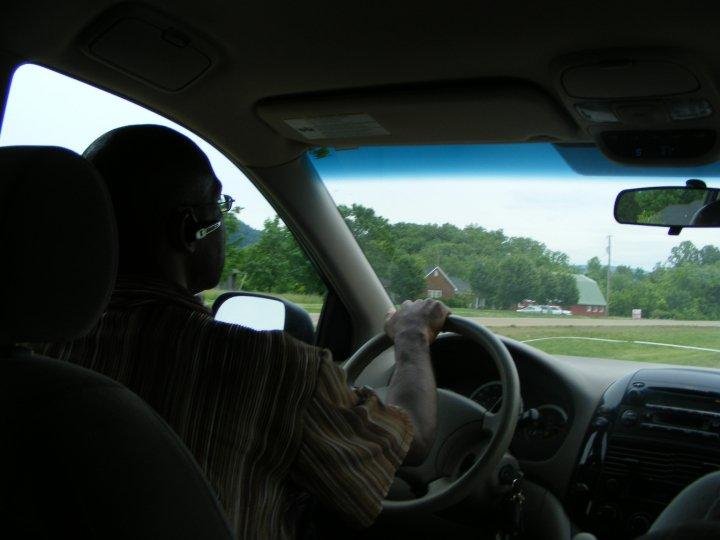 On our way home...