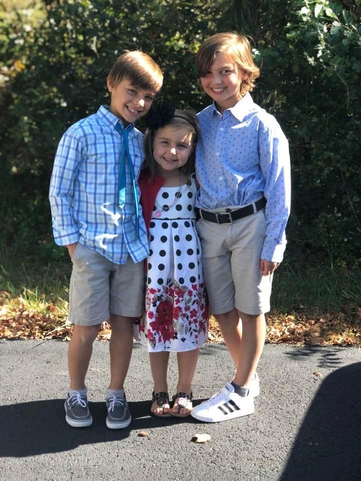 Three of my beautiful grandchildren, Avi, Maya and Gabe.