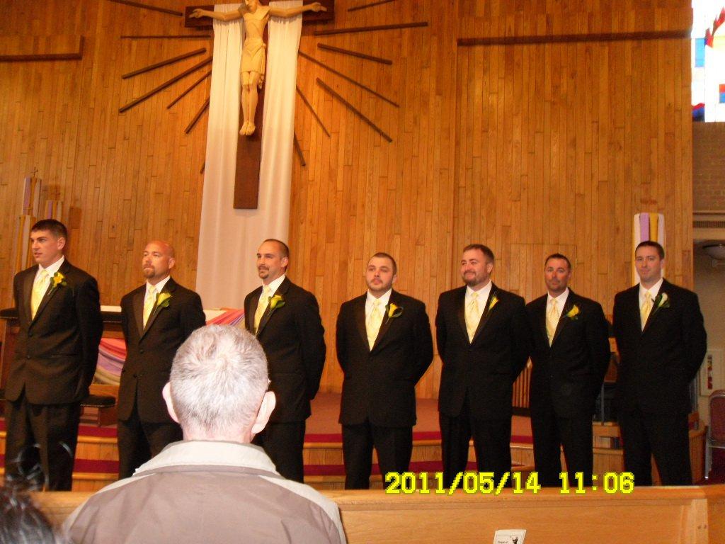 The Groomsmen (sound like a singing group) - the Best Man (Zach Kiefer) & the Groom - Jeff Kiefer