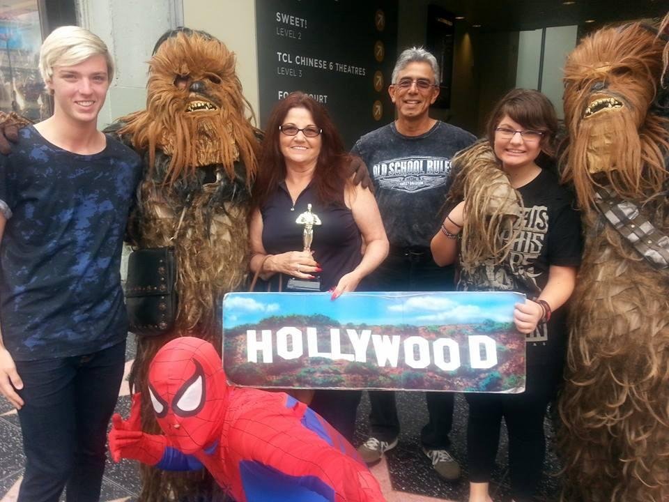 Family plus in Hollywood. Finally able to enjoy. I knew there had to be a god just didn't know his name was ciprofloxacin