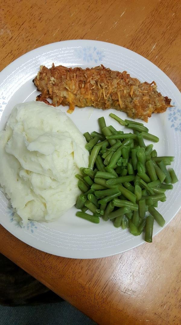 Cheddar baked chicken.
