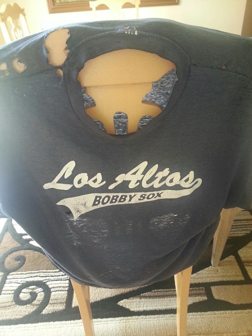 God bye ol' friend. After over 20 years of service, my favorite T-shirt has reached the end of the line...😢