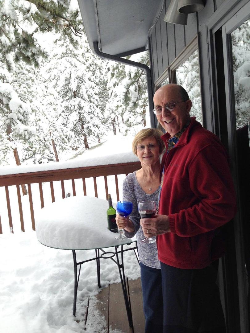"Springtime in the Rockies"  Nancy and I spent an enjoyable week with Jeff, Jona, Kyra, Tyler and new grandson, Rowan.  Mother's Day was soup and sandwiches at their home, due to 13" of snow in Evergreen, CO.  It is so quie