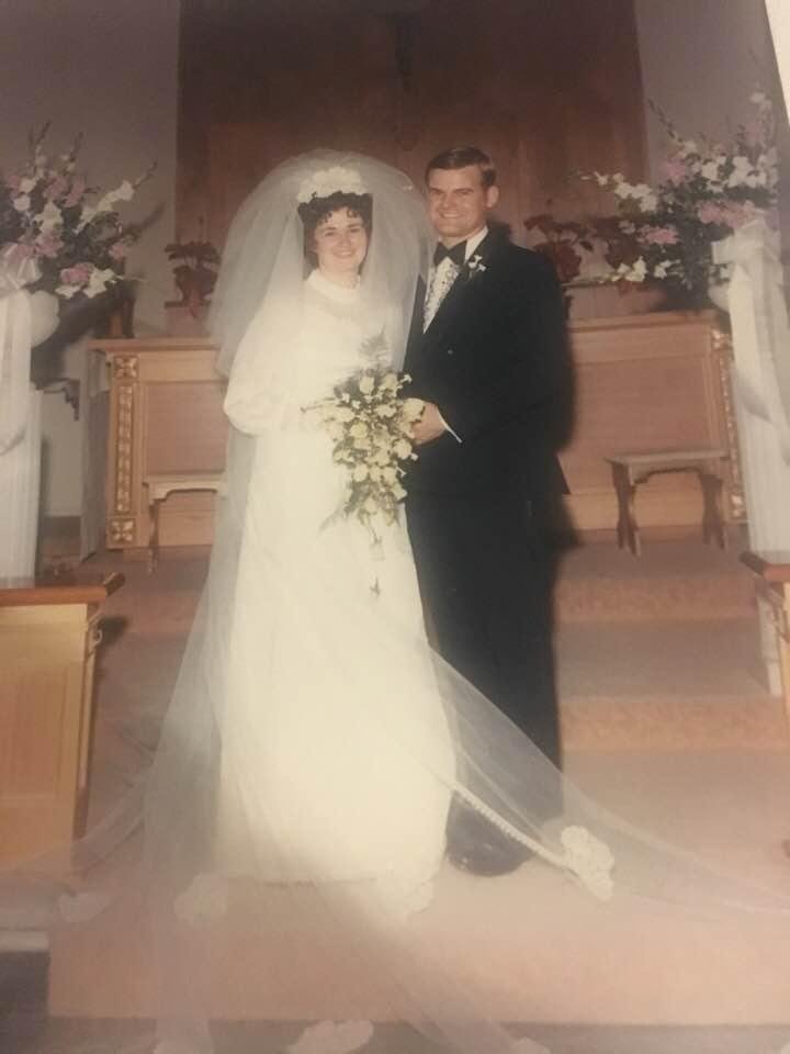 Happy 47th anniversary to my wonderful husband David. Thank you for being there for me always. Love you to the moon and back. Hope we have at least 47 more.