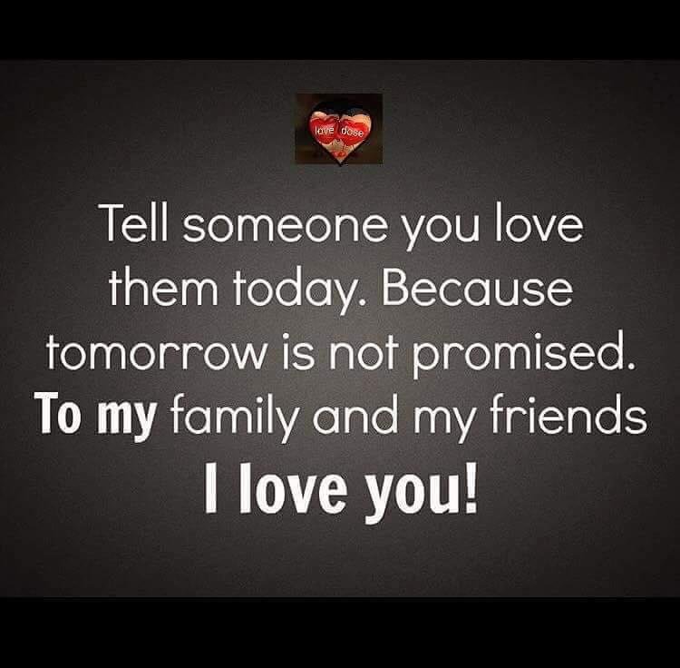 I love you
