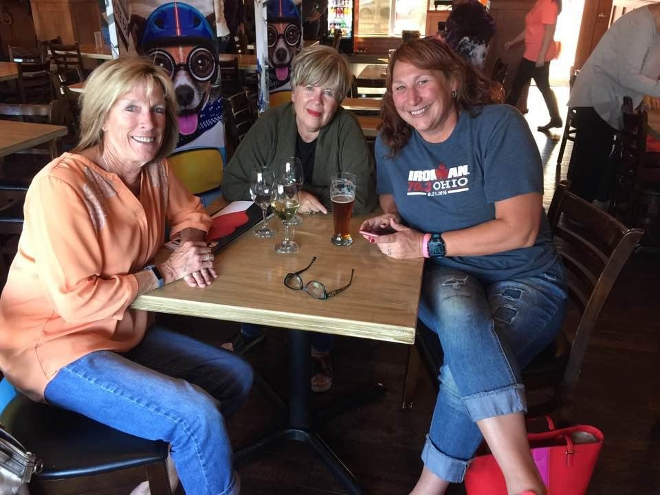 Meeting up with former co workers for a retirement party for our friend Pete Paesani!