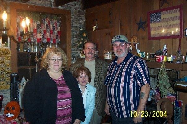 LEFT TO RIGHT>> ELAINE BURD>MARGE GROETCH>> JACK GROETCH>> GENE. 2004