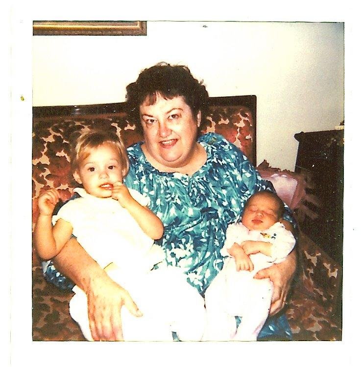 Grandma Margie Mayer with Sarah and Amy (Perkins)