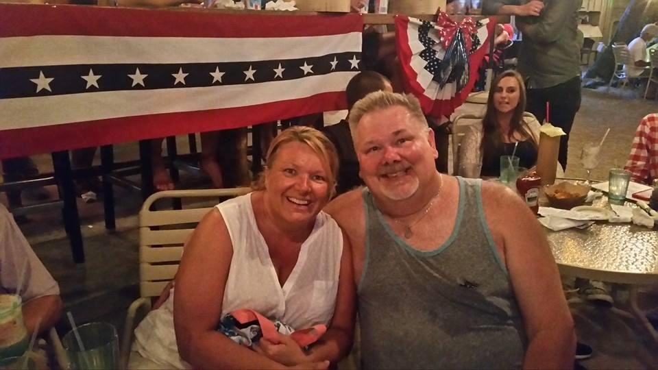 Sitting g here with the love of my life waiting for the fireworks!