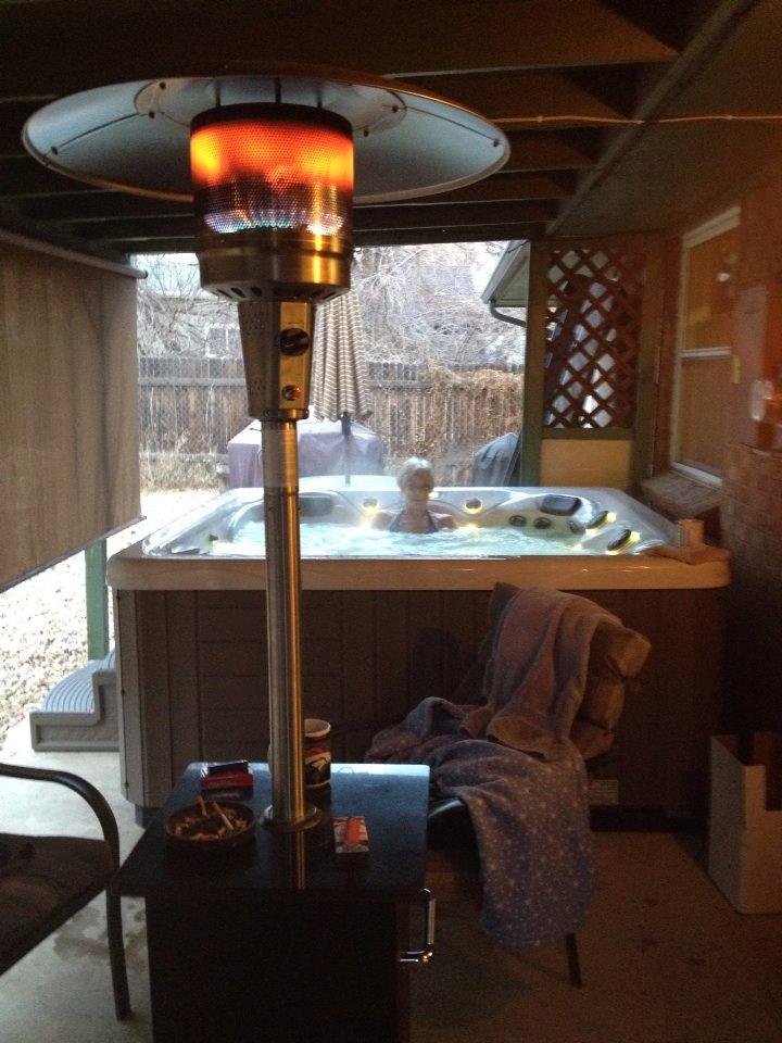 Merry Christmas my new hot tub ha ha