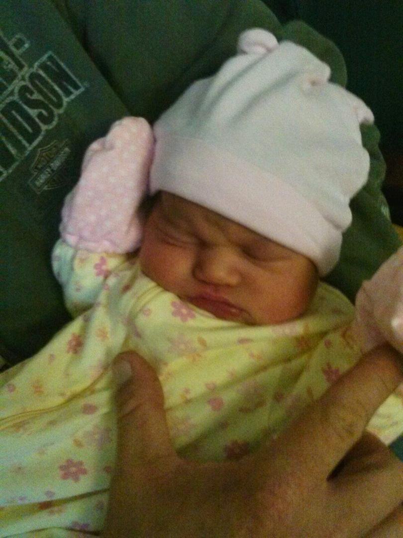 So adorable! You make awesome babies! Welcome to the mommy club!