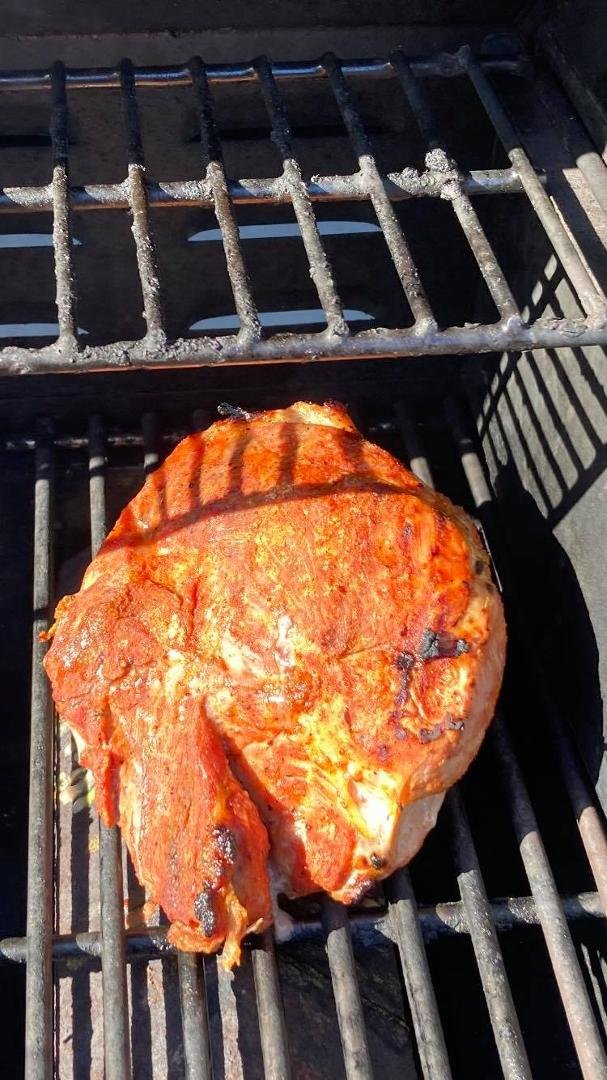 I smoked a pork sirloin tip roast from Costco for dinner.They come in a four pack. It was tasty and moist!