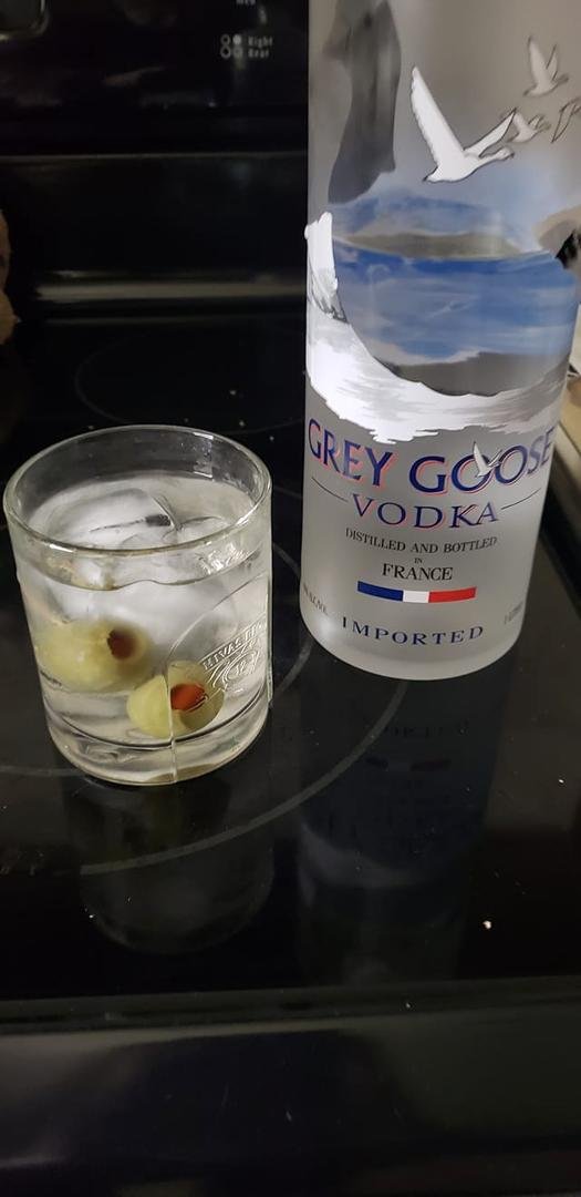 having my grey goose martini with olives with my mom in heaven. happy mother's day mom. ❤