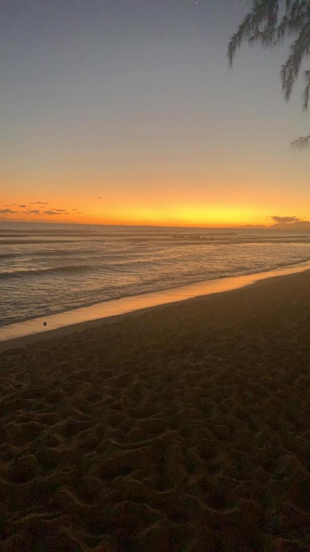 Sunset on the beach