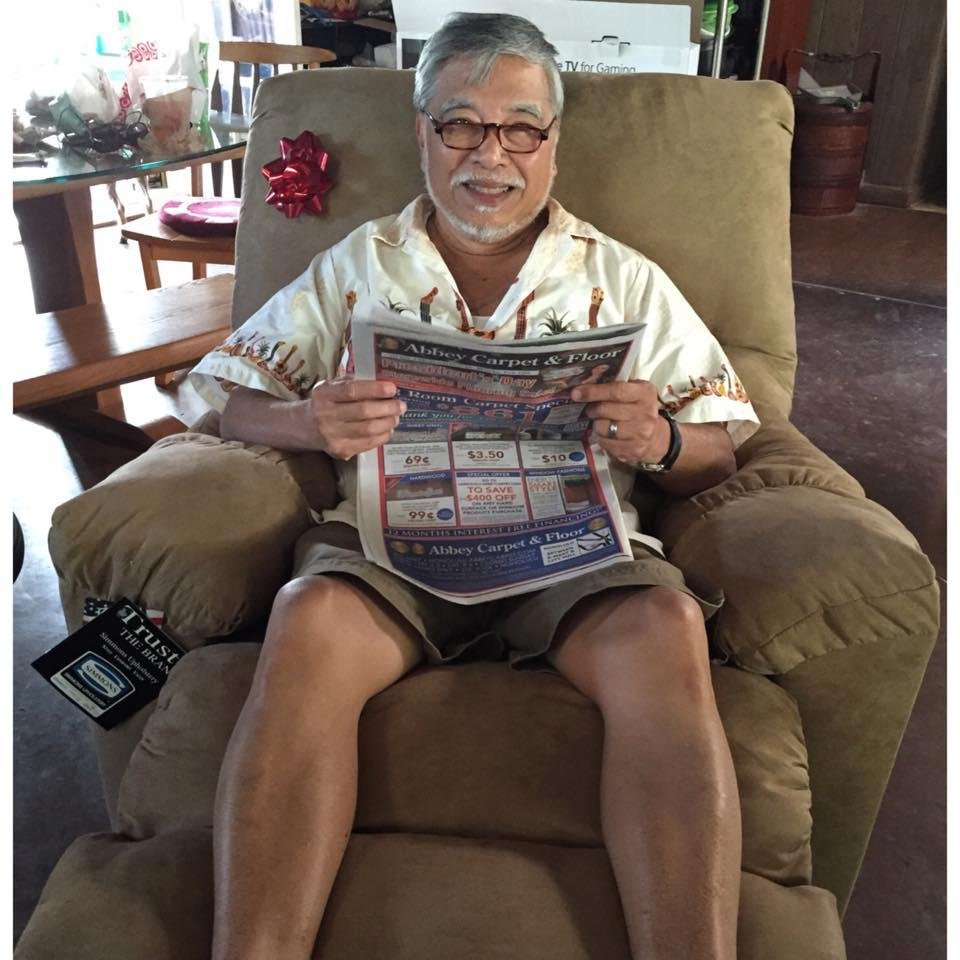 HAPPY BIRTHDAY RON! ENJOY YOUR NEW RECLINER! 🎉🎂🍻...WE LOVE YOU!💜