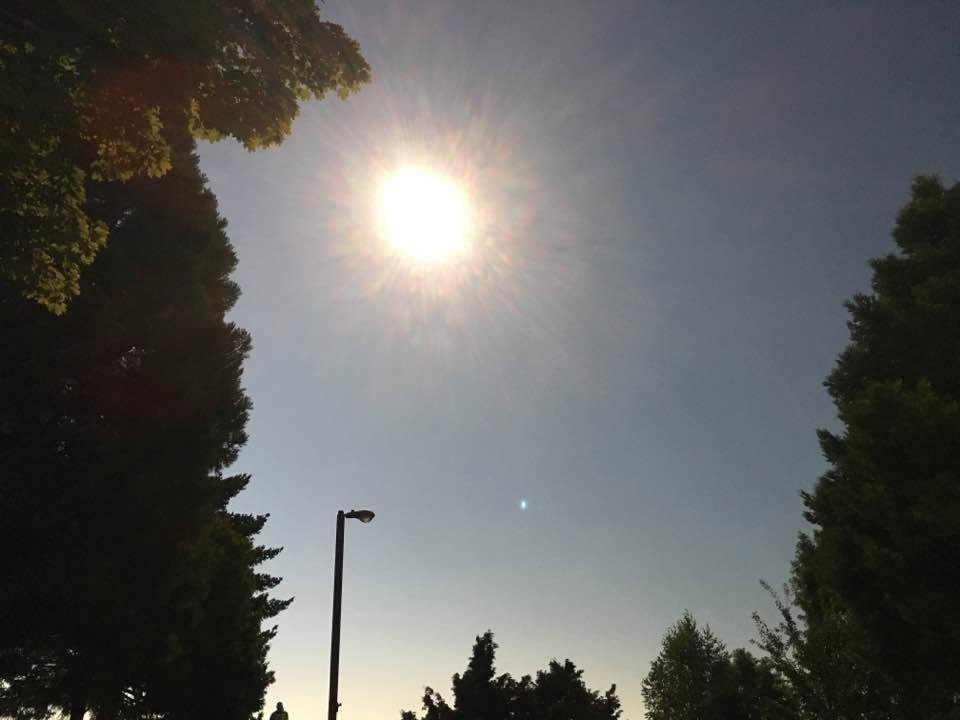 Full solar eclipse Aurora, Oregon