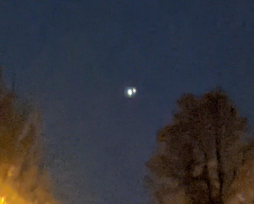 The Christmas star as photograph from my son's backyard in Kentucky I know those view back home in Pennsylvania have Cloudy Skies I thought you might want to see it it's pretty spectacular