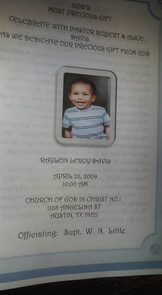 He was such a beautiful baby.